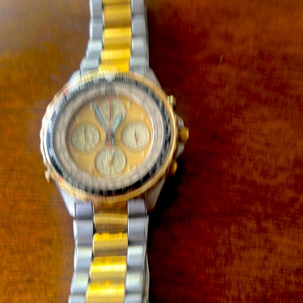 Seiko quartz chronograph watch.